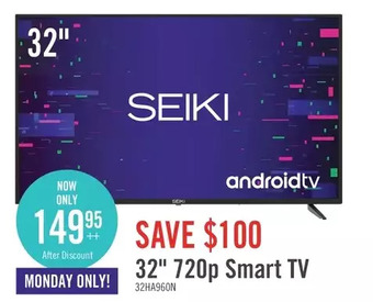 The Brick Seiki 32" hd android smart television - sc-32ha960n offer