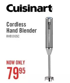 The Brick Cuisinart evolutionx™ cordless rechargeable hand blender - rhb-100c offer