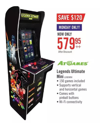 The Brick Atgames legends ultimate mini arcade - n-syspnp-0888 offer
