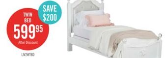 The Brick Livy twin bed offer