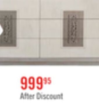 The Brick Tate dresser - silver offer