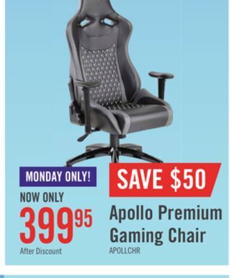 The Brick Apollo premium gaming chair offer