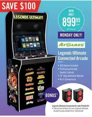The Brick Legends ultimate connected arcade offer