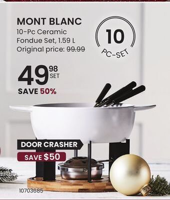 Stokes Mont blanc 10-pc ceramic fondue set, 1.59 l offer