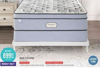 The Brick Beautyrest hotel 5 eurotop king mattress offer
