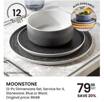 Stokes Moonstone 12-pc dinnerware set offer