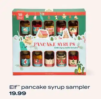 Elf™ pancake syrup sampler