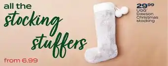 Bed Bath & Beyond Ugg® dawson christmas stocking in oatmeal offer