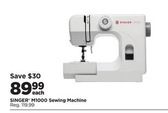 Michaels Singer® m1000 sewing machine offer
