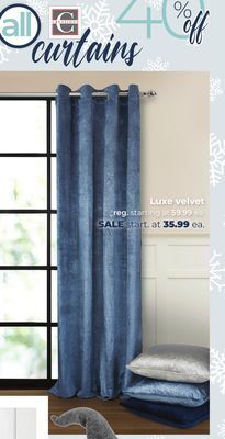 Fabricville Luxe velvet curtains offer