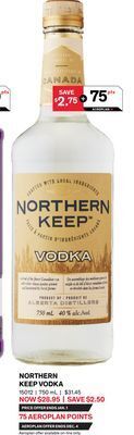 LCBO Northern keep vodka offer