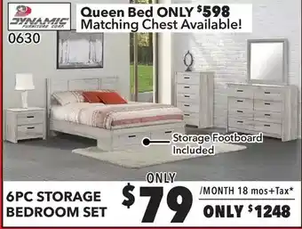 Surplus Furniture Canyon maple 6pc queen storage bedroom set offer