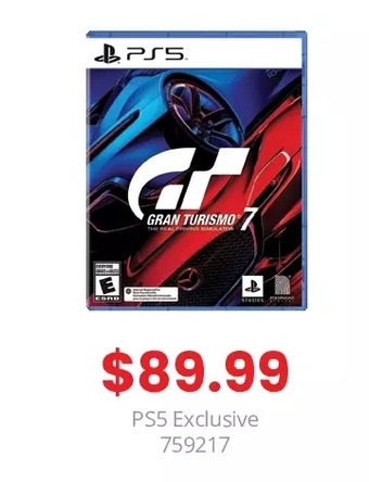 GameStop Gran turismo 7 – playstation 5 offer