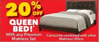 Surplus Furniture Queen complete bed offer