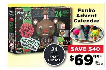 Showcase Funko advent calendar offer