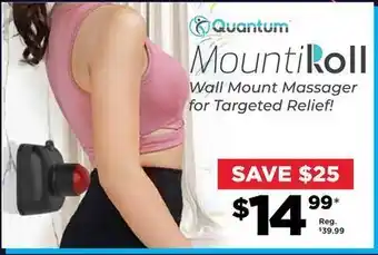 Showcase Mountiroll | wall mount massage ball offer