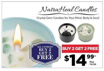 Showcase Natraheal candles offer