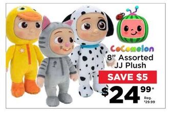 Showcase 8" assorted jj plush offer