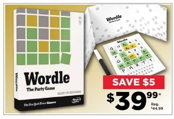 Showcase Wordle the party game offer