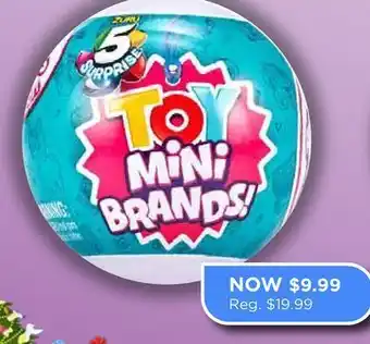 Showcase Zuru 5 surprise mini brands offer