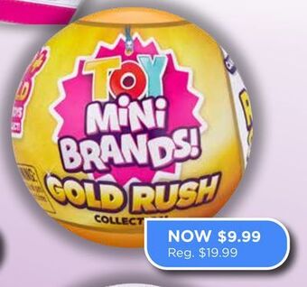 Showcase Mini brands toy gold rush offer