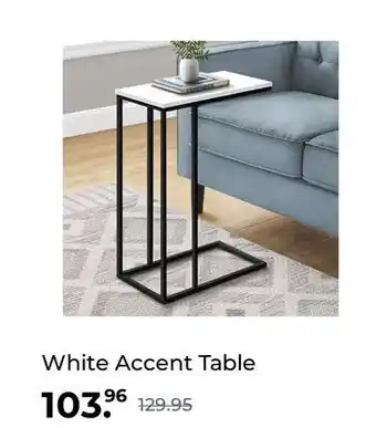 Linen Chest White accent table offer