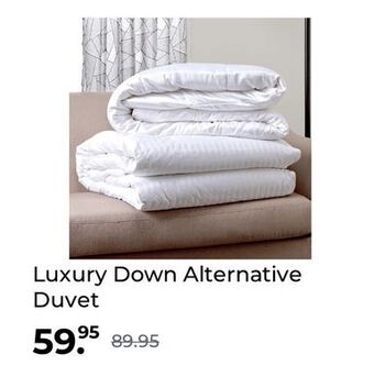 Linen Chest Luxury down alternative duvet offer