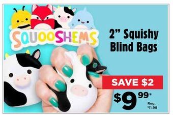 Showcase 2" squishy blind bags offer