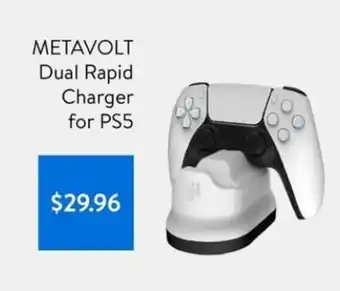 Walmart Metavolt Dual Rapid Charger for PS5 offer