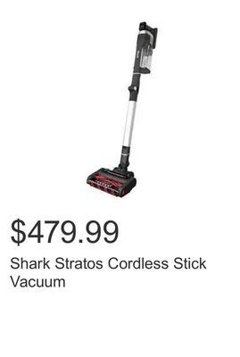 Costco Shark stratos cordless stick vacuum offer