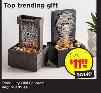 Kitchen Stuff Plus Tranquility mini fountain offer