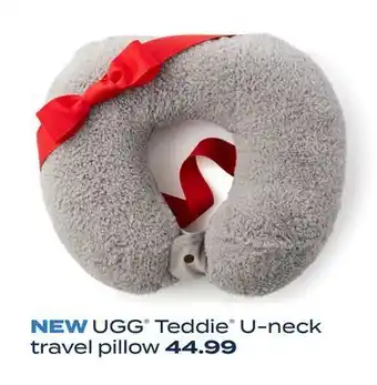 Bed Bath & Beyond Ugg® teddie u-neck travel pillow in seal grey offer