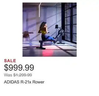 Costco Adidas r-21x rower offer