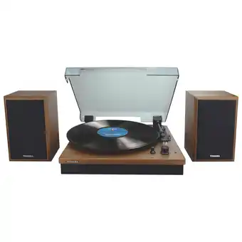 Best Buy Toshiba ty-lp221 belt drive turntable and speaker set offer