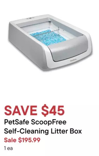 Petvalu Petsafe scoopfree self-cleaning litter box offer