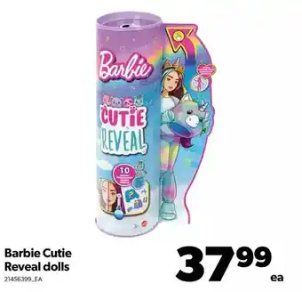 Real Canadian Superstore Barbie cutie reveal dolls offer