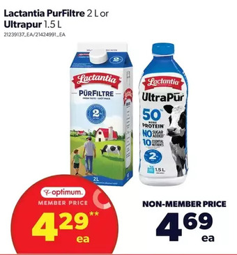 Real Canadian Superstore Lactantia purfiltre or ultrapur offer