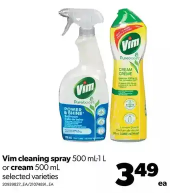 Real Canadian Superstore Vim cleaning spray or cream offer