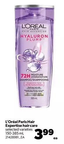 Real Canadian Superstore L'oréal paris hair expertise hair care offer