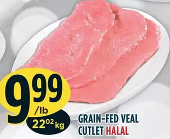 Marché Adonis Grain-fed veal cutlet offer