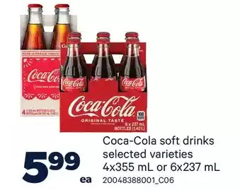 Real Canadian Superstore Coca-cola soft drinks offer