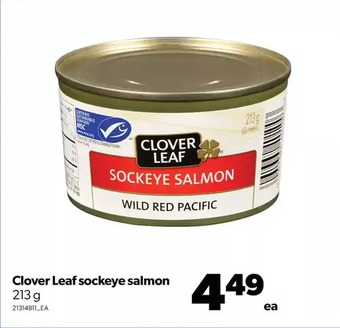 Real Canadian Superstore Clover leaf sockeye salmon offer