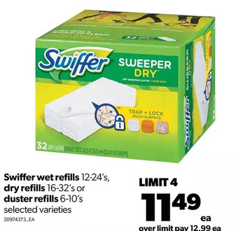 Real Canadian Superstore Swiffer wet refills, dry refills or duster refills offer