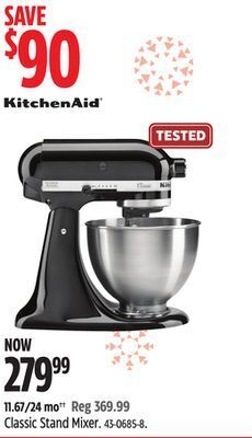 Canadian Tire Kitchenaid classic stand mixer offer