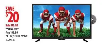 Canadian Tire Rca 24" tv/dvd combo offer