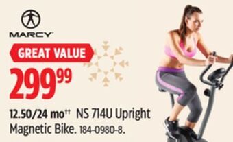 Canadian Tire Marcy ns 714u upright magnetic bike offer