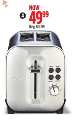 Canadian Tire T-fal 2-slice, 6-setting toaster offer