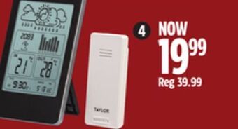 Canadian Tire Taylor wireless weather station with barometer offer