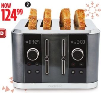 Canadian Tire Paderno 4-slice toaster, 1800w offer