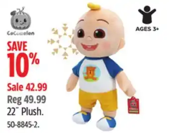 Canadian Tire Cocomelon 22" plush offer
